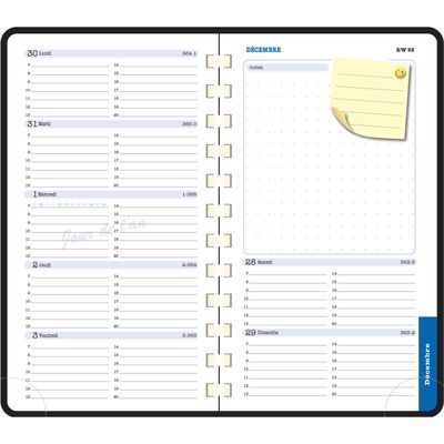 3660942124348-Agenda de poche spiralé Flora Lady 16S - 1 semaine sur 2 pages - 9 x 16 cm - disponible dans dif-P_79398238_11-6