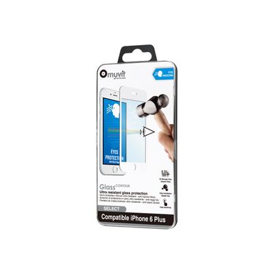 3663111027433-Muvit Customline verre trempé cadre - Protection d'écran pour iPhone 6 Plus - blanc-P_79401480_1-0