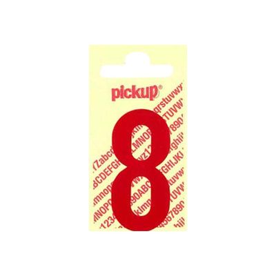 8711234223388-Pickup - Étiquette autocollante - 90 mm - Chiffre 8 - rouge brillant-P_79413044_1-0