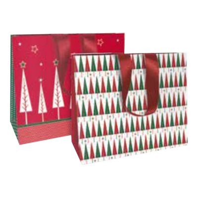 3329682018095-Clairefontaine - Sac cadeau - 35 cm x 10 cm x 27,5 cm - motif Noël chic-P_79414966_1-0