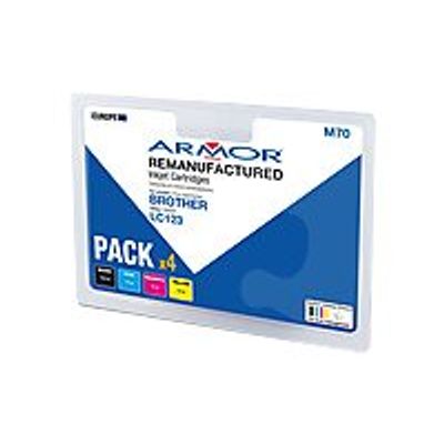 3112539327927-Brother LC123 remanufacturée Armor - Pack de 4 - noire, cyan, magenta, jaune - cartouche d-P_79415098_2-1