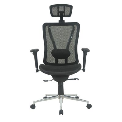 3397704812969-Fauteuil de bureau UPSILON - accoudoirs réglables - appuie-tête réglable - noir-P_79419621_3-1