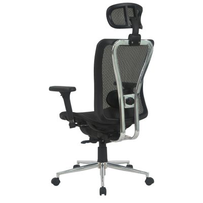 3397704812969-Fauteuil de bureau UPSILON - accoudoirs réglables - appuie-tête réglable - noir-P_79419621_4-2
