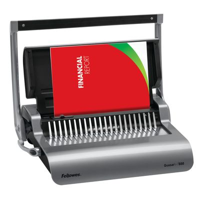 0043859530014-Fellowes Quasar/Wire - machine à relier / relieuse perforeuse manuelle par anneaux métal - Per-P_79431737_9-0