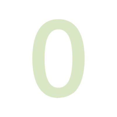 8711234005120-Pickup Glow in the dark - Étiquette autocollante phosphorescente 100 mm - Chiffre 0-P_79435389_1-0