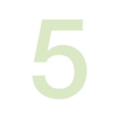 8711234005175-Pickup Glow in the dark - Étiquette autocollante phosphorescente 100 mm - Chiffre 5-P_79435394_1-0
