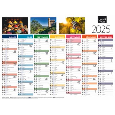 3371010401673-Quo Vadis - Calendrier Fantaisie - 13 mois - 55 X 40,5 cm - Tradition-P_79438492_2-1