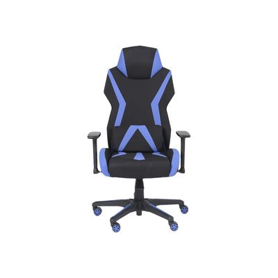 3701338800733-Fauteuil gamer POPER-T - accoudoirs réglables - noir et bleu-P_79438612_3-2