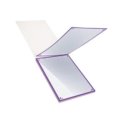 3020120120874-Oxford - Pack de 30 Fiches Bristol Scribzee - A5 - petits carreaux - perforées - violet-P_79438655_7-1