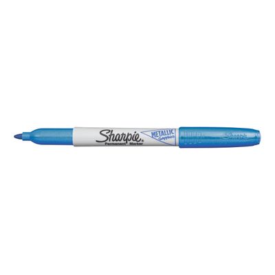 3026980671068-Sharpie Metallic - Marqueur permanent - pointe fine - bleu saphir-P_79442119_1-0