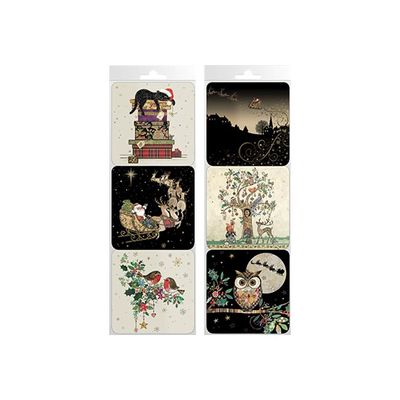 3700572737027-Kiub Bug Art - 6 Dessous de verre carrés - visuels Noël divers-P_79442300_1-0