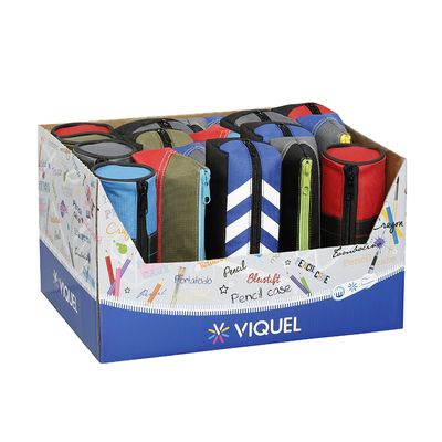 3135259002493-Trousse Viquel - 1 compartiment - différents coloris et formes disponibles--0