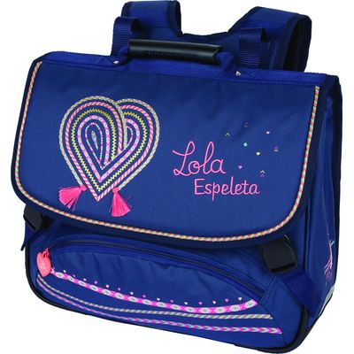 Lola Espeleta Cartable 38 cm 2 compartiments Oberthur Pas Cher Bureau Vallee