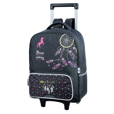 Sac a dos a roulettes Cheval Oberthur Pas Cher Bureau Vallee