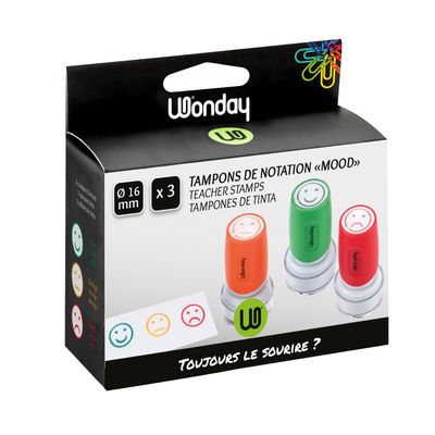 3457705800683-Wonday - 3 Tampons encreur "notation" - 16 mm--0