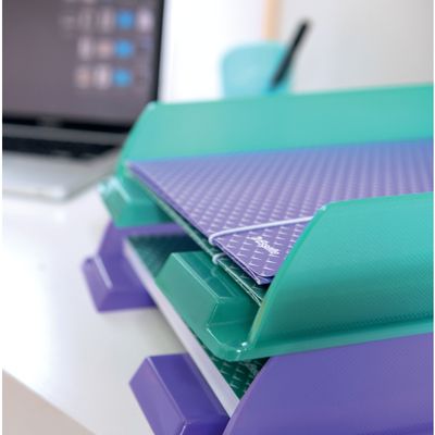 4049793054605-Esselte Colour'Breeze - Corbeille à courrier - vert--3