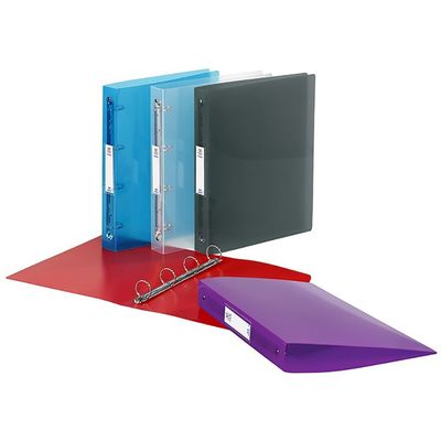 3135250613407-Viquel Propyglass - Classeur à anneaux - Dos 40 mm - A4 Maxi - pour 225 feuilles - transparent--0