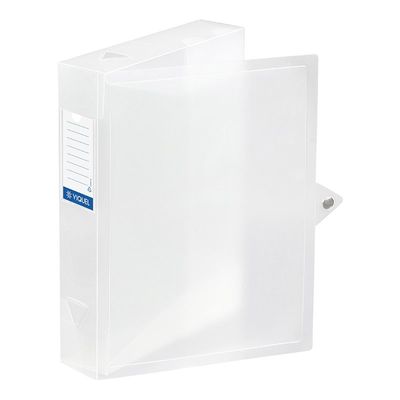 3135251142401-Viquel Propyglass - Boîte de classement plastique - dos 60 mm - incolore--1