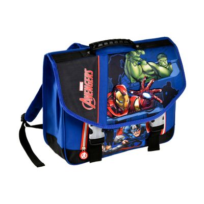 Avengers Cartable 38 cm bleu 1 compartiment Alpa Pas Cher Bureau Vallee