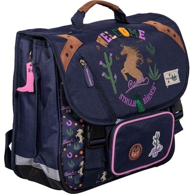 Stalla Bianca Cartable Ranch 38 cm 2 compartiments Kid Abord Pas Cher Bureau Vallee