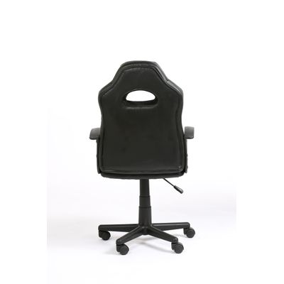 3701338800658-Fauteuil gamer FORMULE 1 - accoudoirs fixes - noir et jaune--5