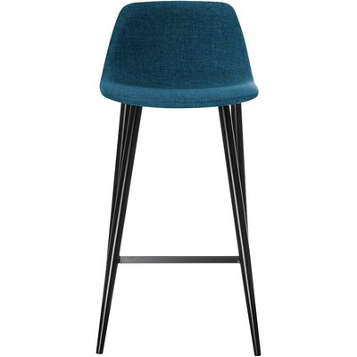 3660141233056-Lot de 2 tabourets MUST - pied noir - assise bleue--0
