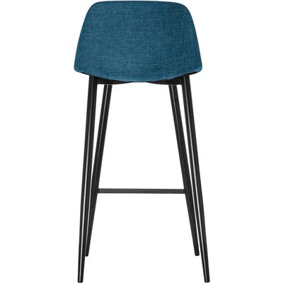 3660141233056-Lot de 2 tabourets MUST - pied noir - assise bleue--3