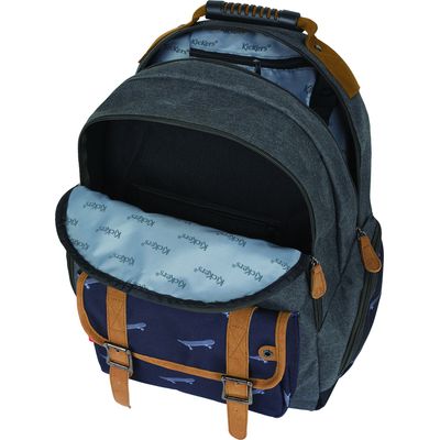 Kickers Boy Sac a dos 42 cm 2 compartiments Oberthur Pas Cher Bureau Vallee