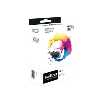 3700654299498-Cartouche compatible Brother LC421XL - pack de 4 - noir, jaune, cyan, magenta - Switch-Angle gauche-0