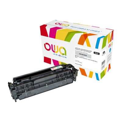 3112539604882-Cartouche laser compatible HP 305X - noir - Owa K15579OW-Angle gauche-0