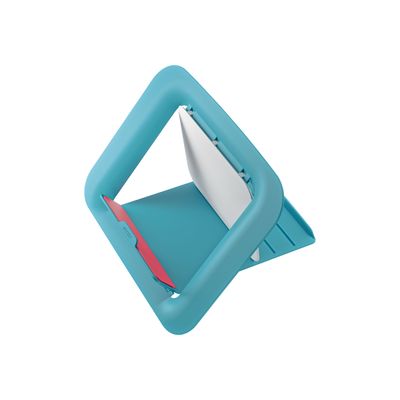 4002432129355-Leitz Ergo Cosy - Support pour ordinateur portable jusqu'à 17" - bleu calme-Angle droit-2