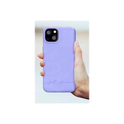 3571211463917-Just Green - coque de protection pour Iphone 13 - lavande-Avant-2