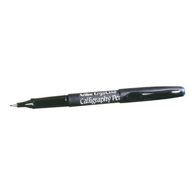 4974052817229-Artline - Marqueur permanent Calligraphie - pointre fibre fine - noir-Angle gauche-0