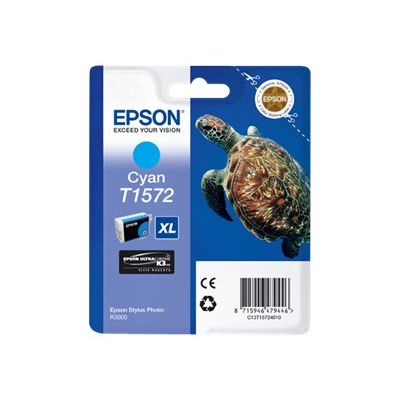 8715946479446-Epson T1572XL Tortue - cyan - cartouche d'encre originale-Avant-1