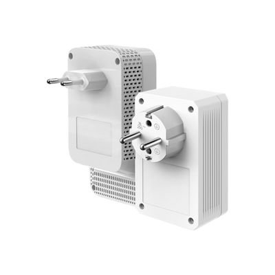 6935364010805-TP-Link TL-WPA7617 KIT - Kit 2x CPL AV1000 Gigabit WiFi AC avec prise gigogne-Arrière-2
