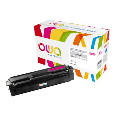 3112539604516-Cartouche laser compatible Samsung CLT-504S - magenta - Owa K15625OW-Angle gauche-0