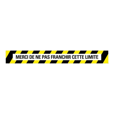 8711234040886-Pickup - Adhésif de signalisation au sol "merci de ne pas franchir cette limite" - 80 x 10 cm - j-Avant-0