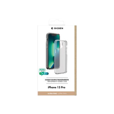 3571211464976-Bigben Connected Silisoft - coque de protection pour Iphone 13 Pro - transparent-Avant-2