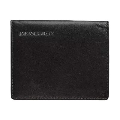 5413082194775-Maverick All Black - portefeuille RFID avec pochette - noir-Avant-0