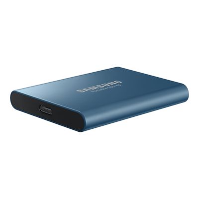 Samsung T5 MU PA500 Disque dur 500 Go USB 3.1 bleu Pas Cher Bureau Vallee