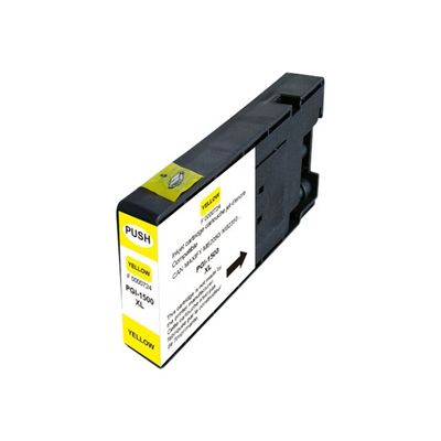 3584770889647-Cartouche compatible Canon PGI-1500XL - jaune - Uprint-Angle droit-1