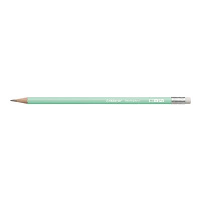 4006381522694-STABILO Swano Pastel - Pack de 12 crayons à papier - HB-Angle gauche-1