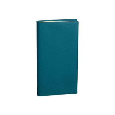 3371010480777-Agenda de poche spiralé Impala Planning 16S - 1 semaine sur 2 pages - 9 x 16 cm - bleu pru-Angle gauche-0