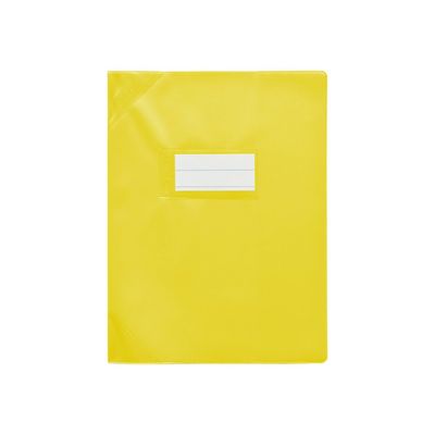 3045050183539-Oxford Strong Line - Protège cahier sans rabat - 17 x 22 cm - jaune opaque-Avant-0