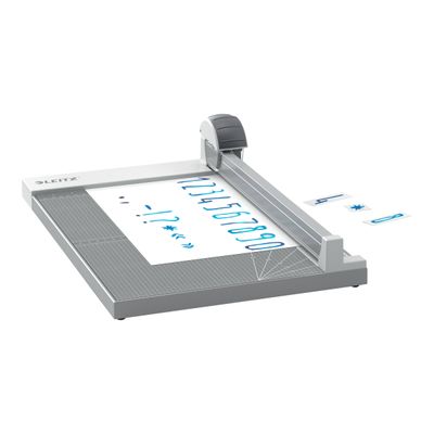 4002432129768-Leitz Precision Office A4+ - Rogneuse / coupeuse A4 - coupe jusqu'à 15 feuilles-Angle gauche-1