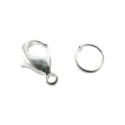 3471052684161-Graine Creative - lot de 4 fermoirs mousqueton - 1.2 cm - argent -Avant-0