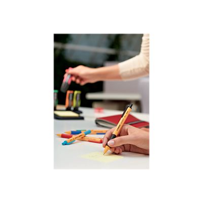 4006381436991-STABILO pointball - Stylo à bille - 0.5 mm - noir-Angle gauche-2