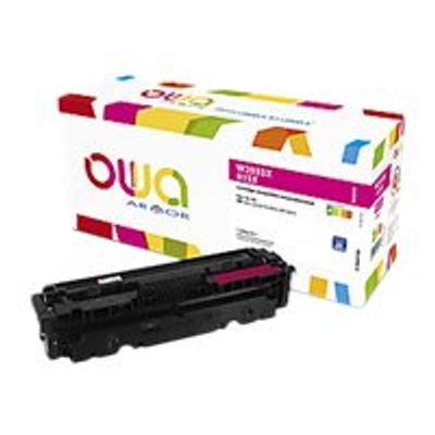 3112539846657-Cartouche laser compatible HP 415X - magenta - OWA K18647OW-Angle gauche-0