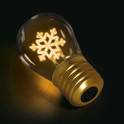 8052694020057-Lampe de table en forme d’ampoule snowflake--1
