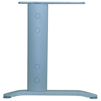 3253310150744-Bureau droit IDRA - Vague à gauche - L160 cm - Pieds alu - plateau imitation Chêne--2